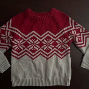 Hanna Andersson Red Knit Sweater